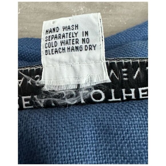 Vintage Saks Fifth Avenue 100% Linen Blue 1-Button Blazer Jacket Women's Size S - Picture 8 of 9